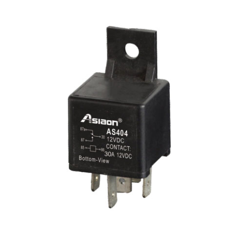 Automotive Relay AS404 30A 4PIN /5PIN With Plasctic Mounting Lug  